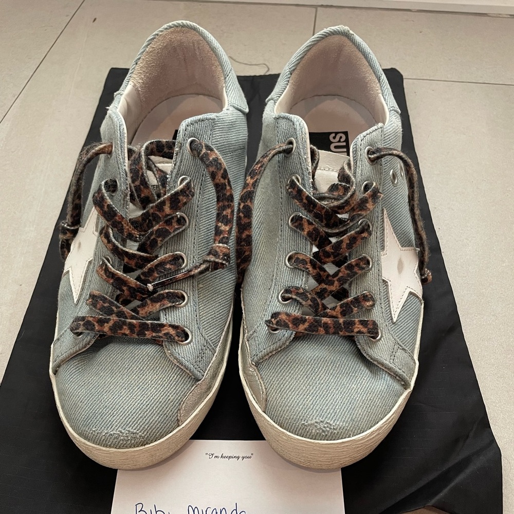 Golden Goose denim Superstars size 38